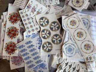 様々な輸入転写紙をご用意しております