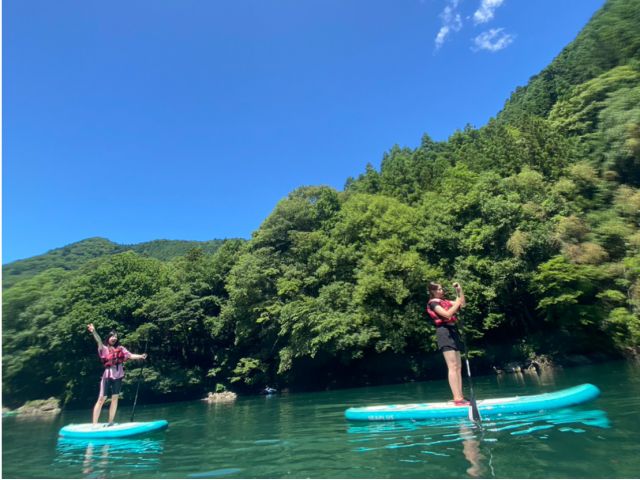 白丸湖SUP体験