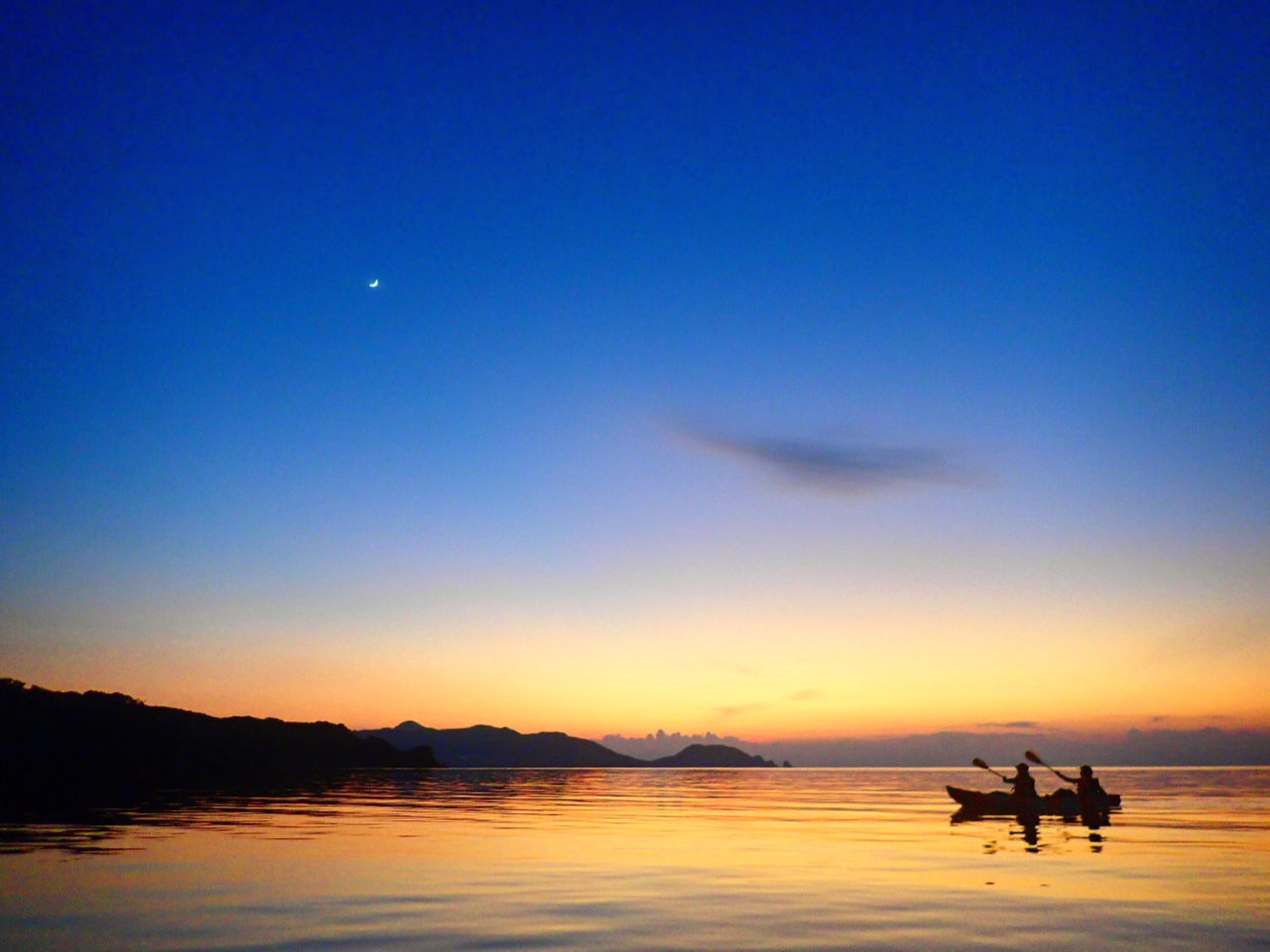 幻想的なマジックアワー