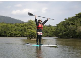 石垣島のマングローブ林をSUPで探検
