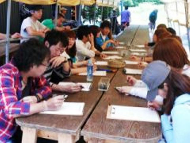 参加者は全員各自、免責同意書を記入してください。