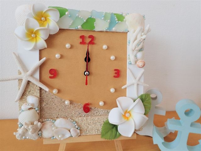 壁掛け時計手作り体験 当店限定フレーム お部屋を南国に Ko A And Pupu じゃらん遊び体験 壁掛け時計手作り体験 当店限定フレーム お部屋を南国に Ko A And Pupu じゃらん遊び体験