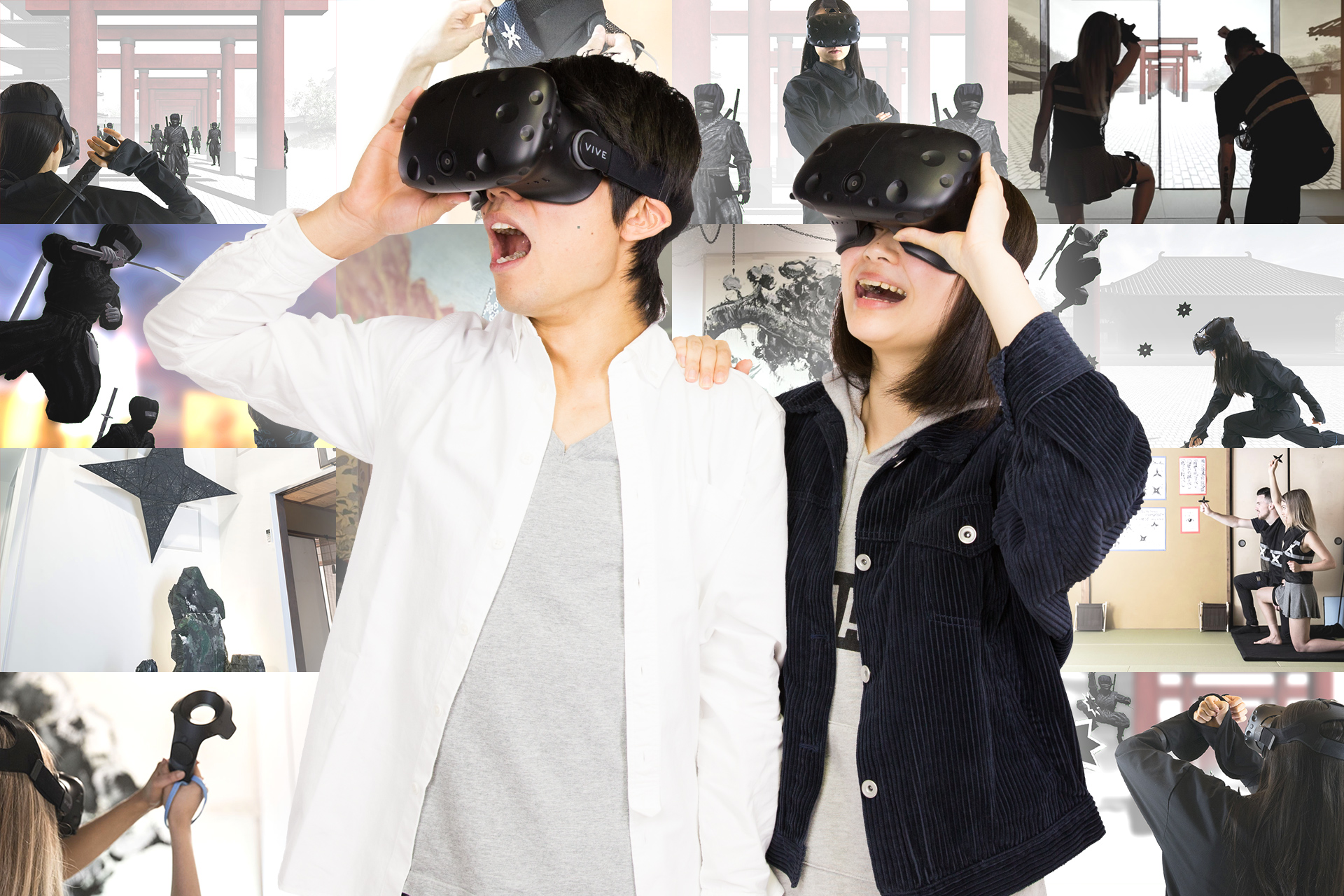京都 Vr体験 カップルにおススメ 恋人の新たな一面にときめくかも スリル満点のvr忍者修行体験 Ninja Vr Kyoto Ninja Vr Kyoto じゃらん遊び体験