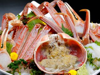 フルコースだけの贅沢!活蟹「焼き刺し盛り」