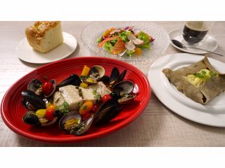 ディナーコースお魚メインのイメージ