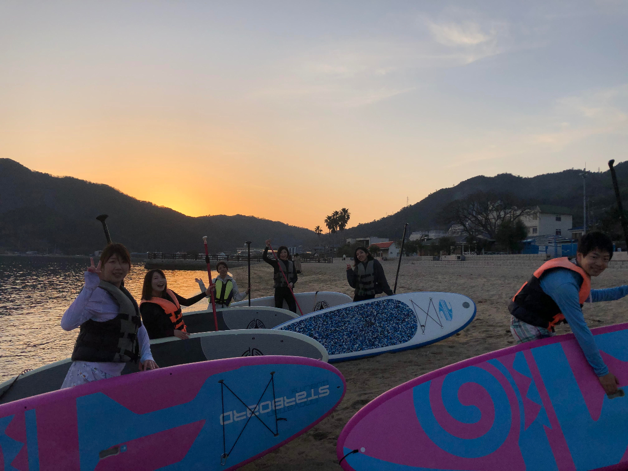 まだ終わりたくない!っと思わず言ってしまうサンセットSUP。