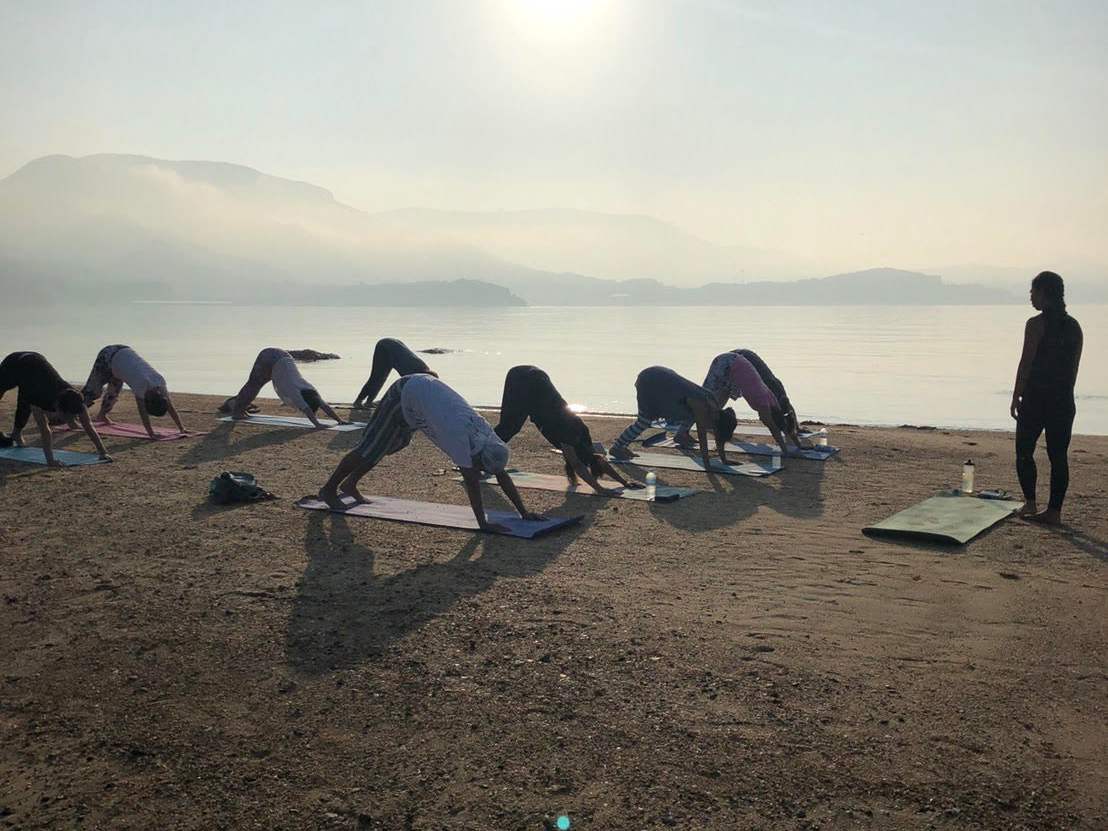 ヨガでストレス解消にも免疫力UPにも期待。