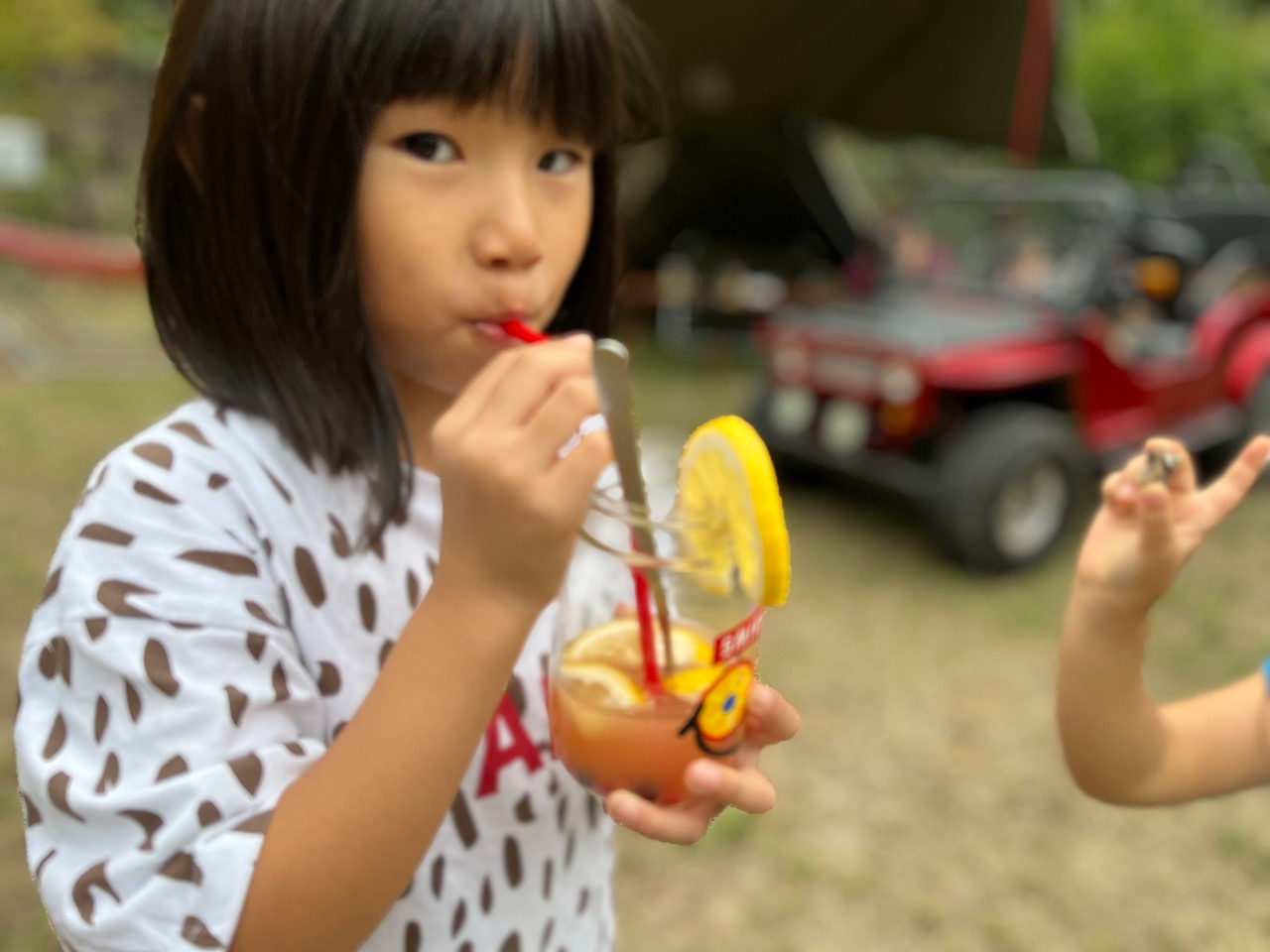 ちびっこも飲めるお洒落ジュースです♪