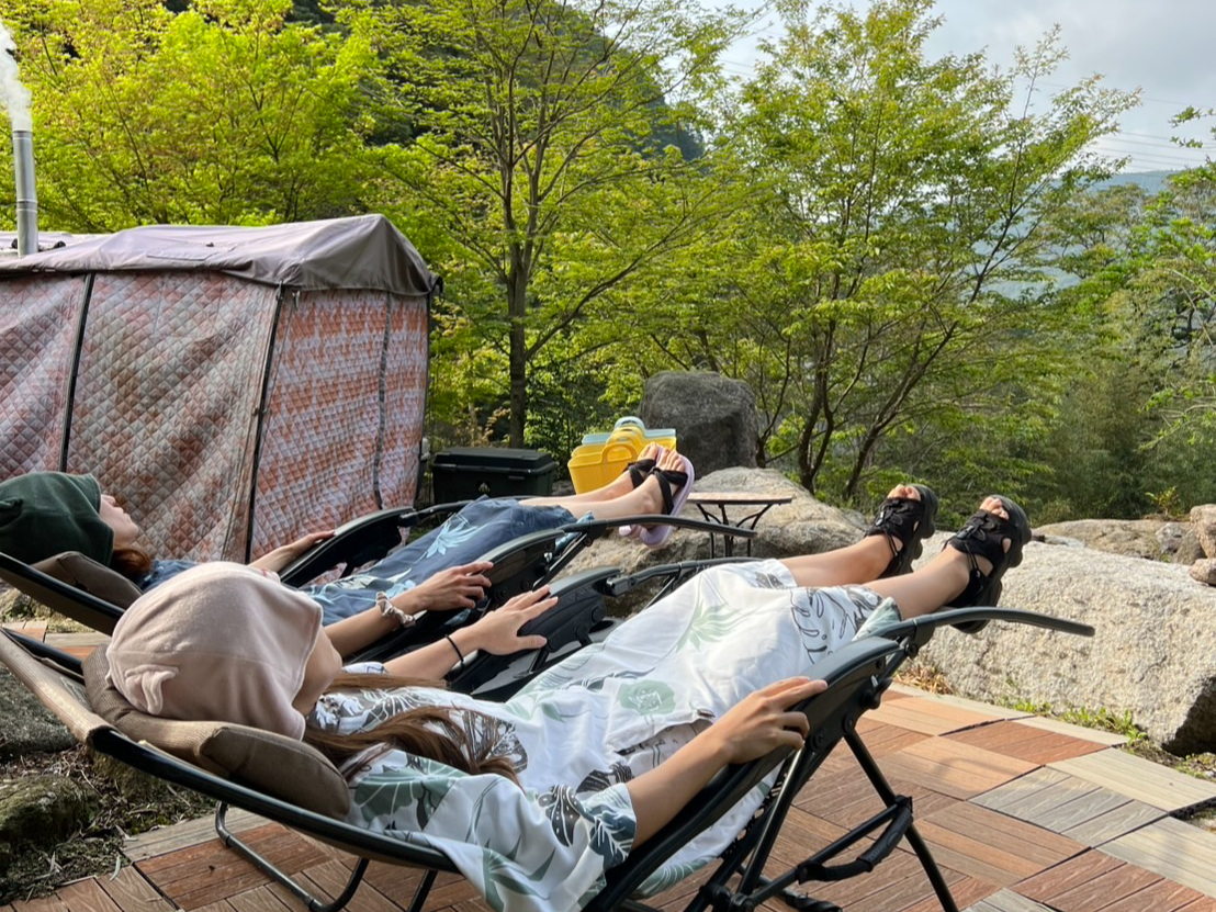 大自然が深い「ととのい」へと誘う。