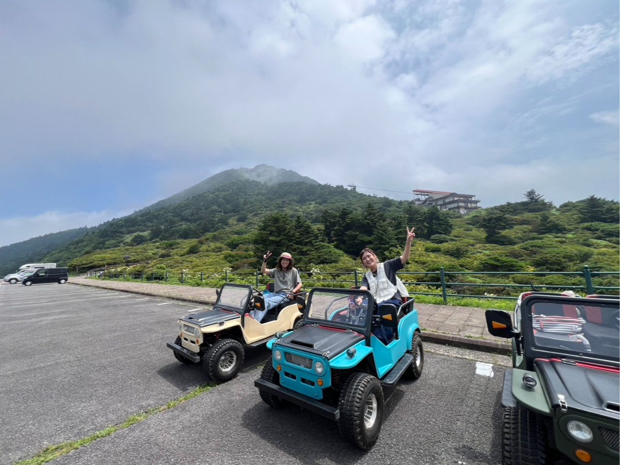 標高1040m「仁田峠」平地と比べると8度涼しい