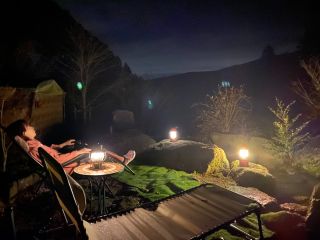 快晴なら星空を愛でることができます。