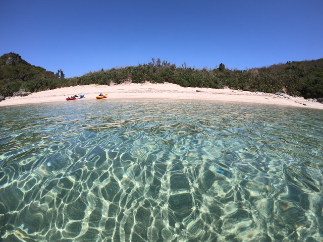 透明度抜群のシークレットビーチ