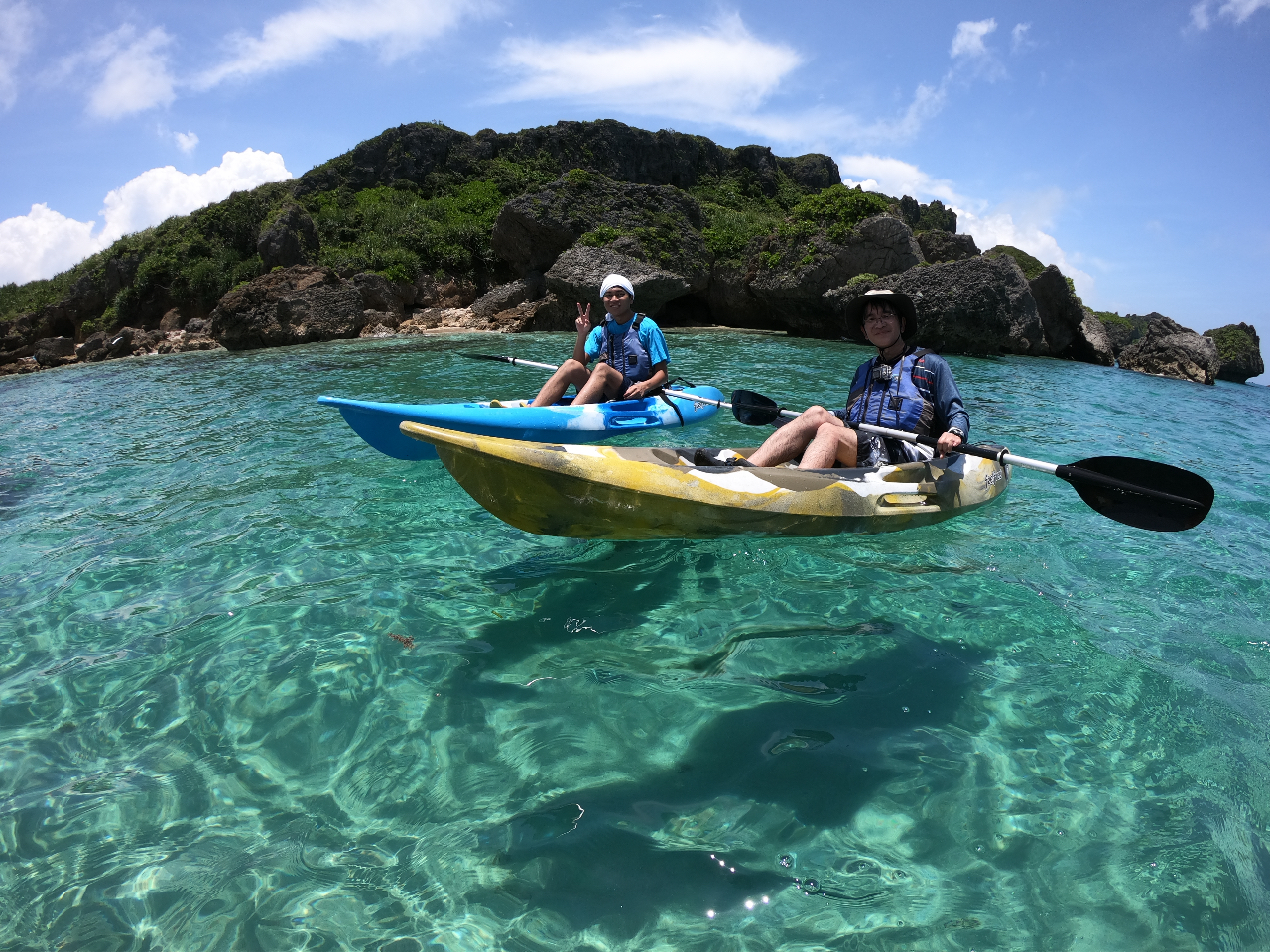 浜比嘉島は透明度抜群!!