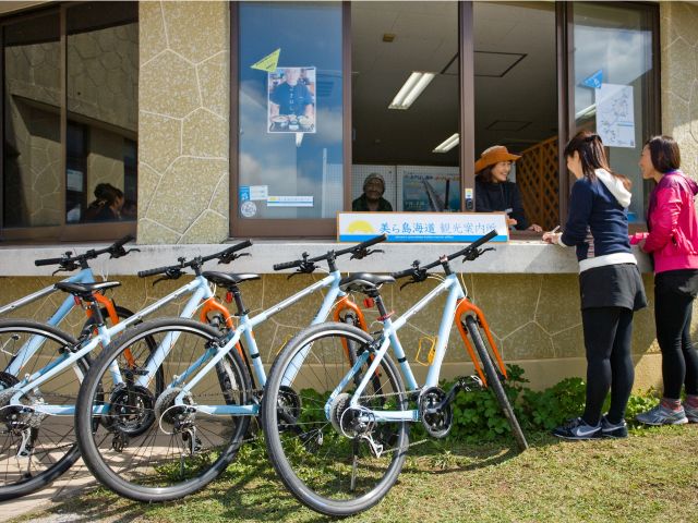 全レンタサイクルは安心のメーカー採用!(ジャイアント社製クロスバイク) 全車室内保管で綺麗です。