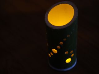 お部屋にひとつ、暖かな竹あかりを・・・