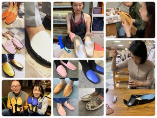 柔らかモカシンシューズ作り。自分が作った靴でお出かけしてみませんか?