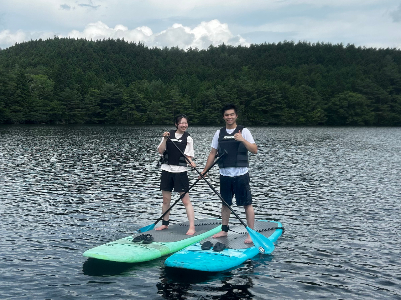 岐阜・恵那】標高900m穴場避暑地！涼しい高原の湖で「SUP体験