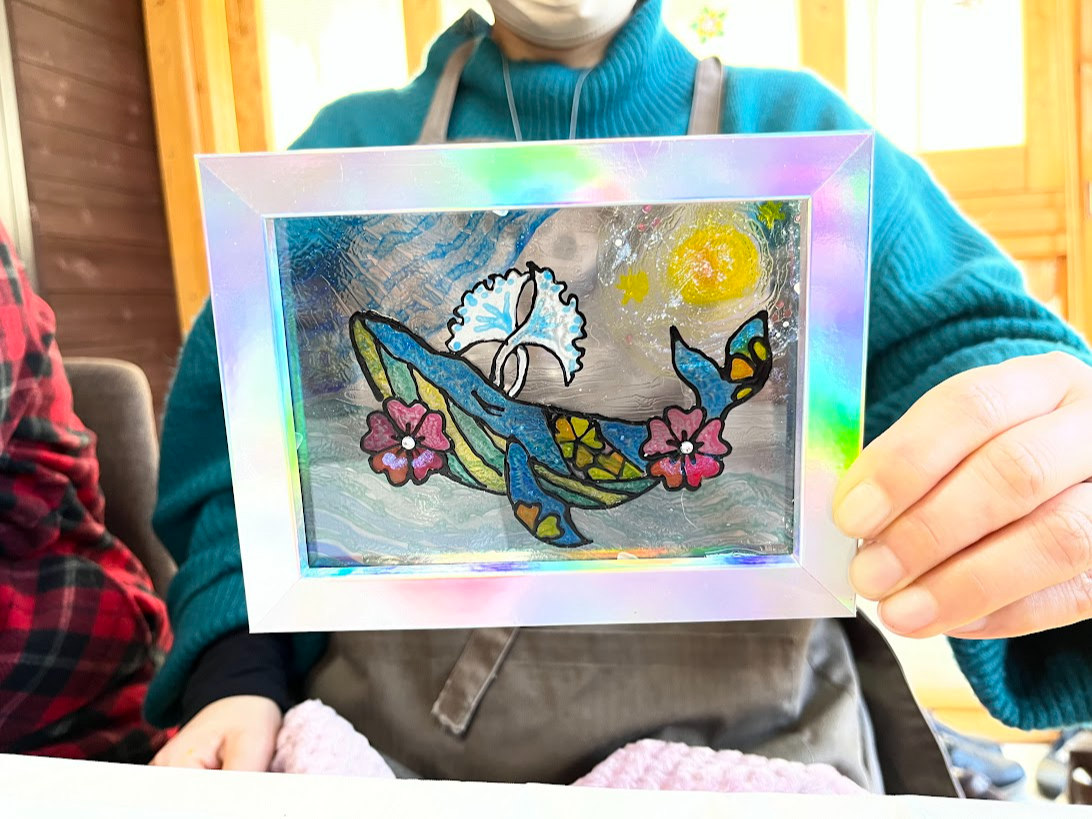 色とりどりのアートが誕生します