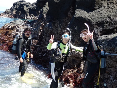 持ち物は水着だけ 嬉しい昼食付プラン 体験ダイビング クマノミにも会えるかも 城ヶ崎海岸開催 海の思い出cdプレゼント Opa Diving Club じゃらん遊び体験