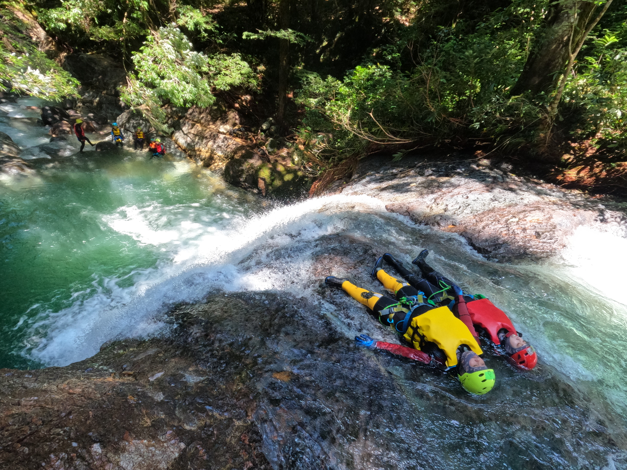 キャニオニング スリル満点!ドキドキ♪【大日<半日>コース1】