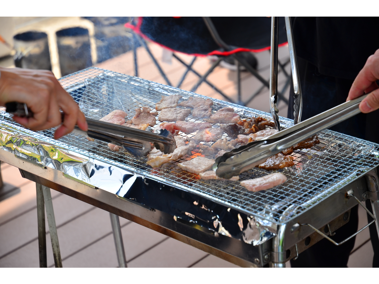 富山】手ぶらで気軽♪飲食物の持ち込み可♪屋上炭火BBQ【満福プラン