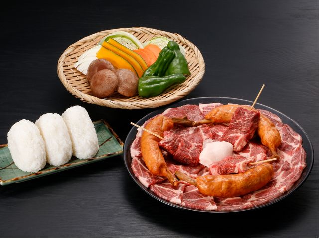 Bコース:BBQメニュー