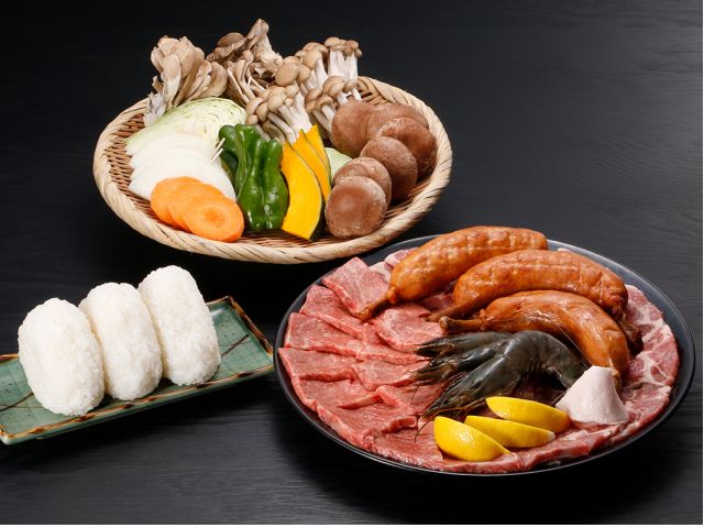 Aコース:BBQメニュー