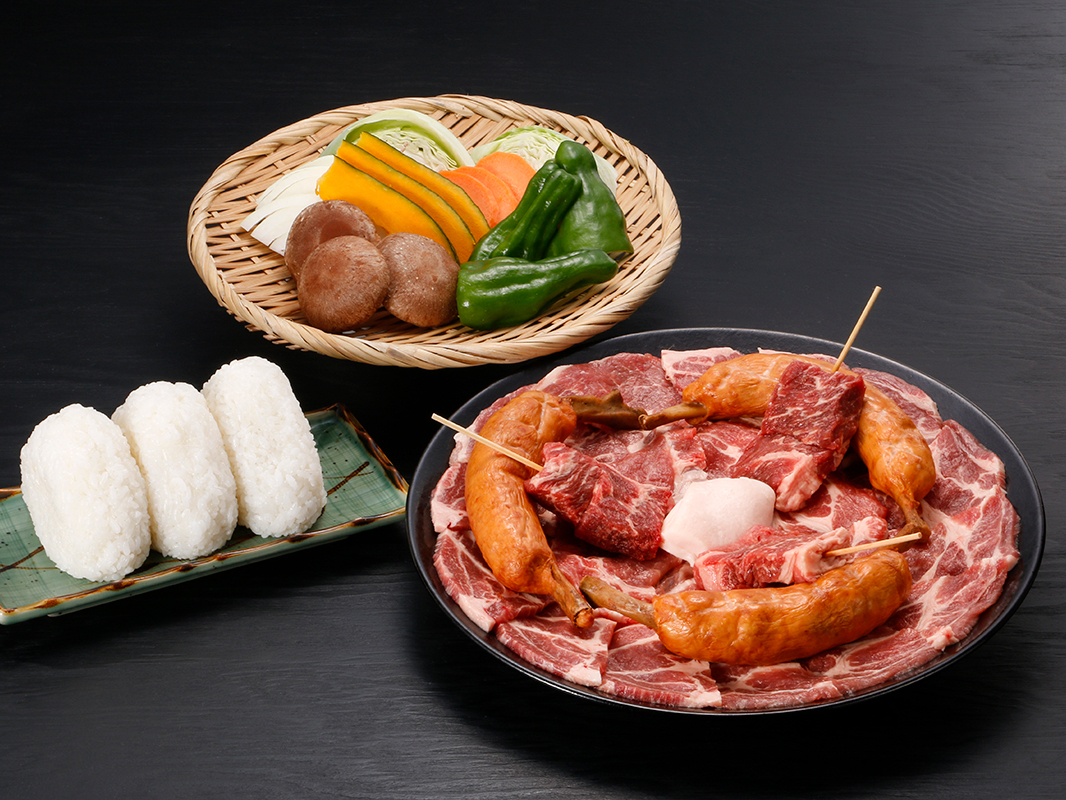 Bコース：BBQメニュー