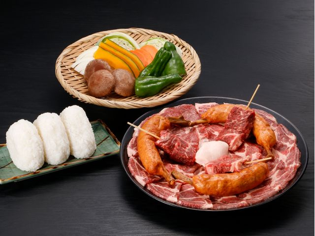 Bコース:BBQメニュー