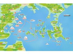 遊覧船コースです