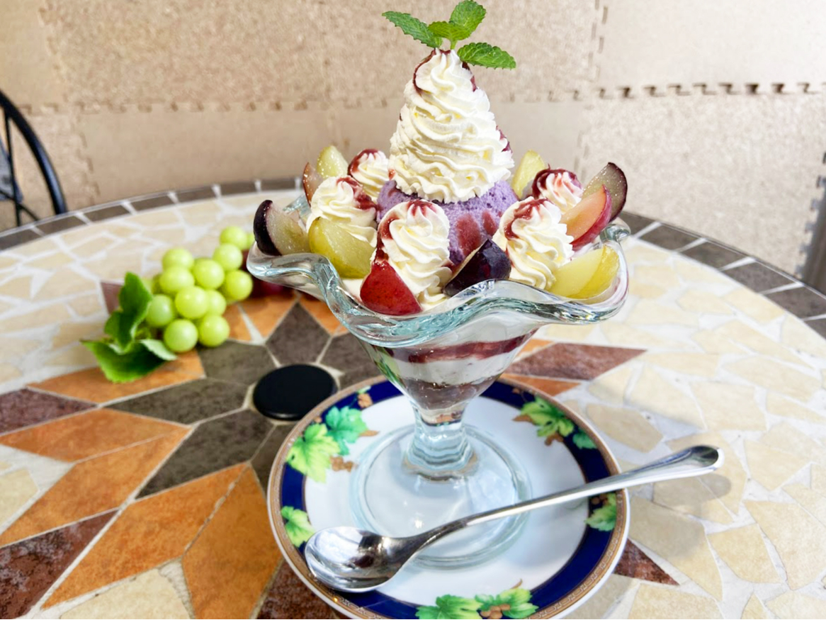 【山形・南陽市】ペット可!ぶどう園が見えるカフェで食べる♪出来立て・無添加ジェラ...