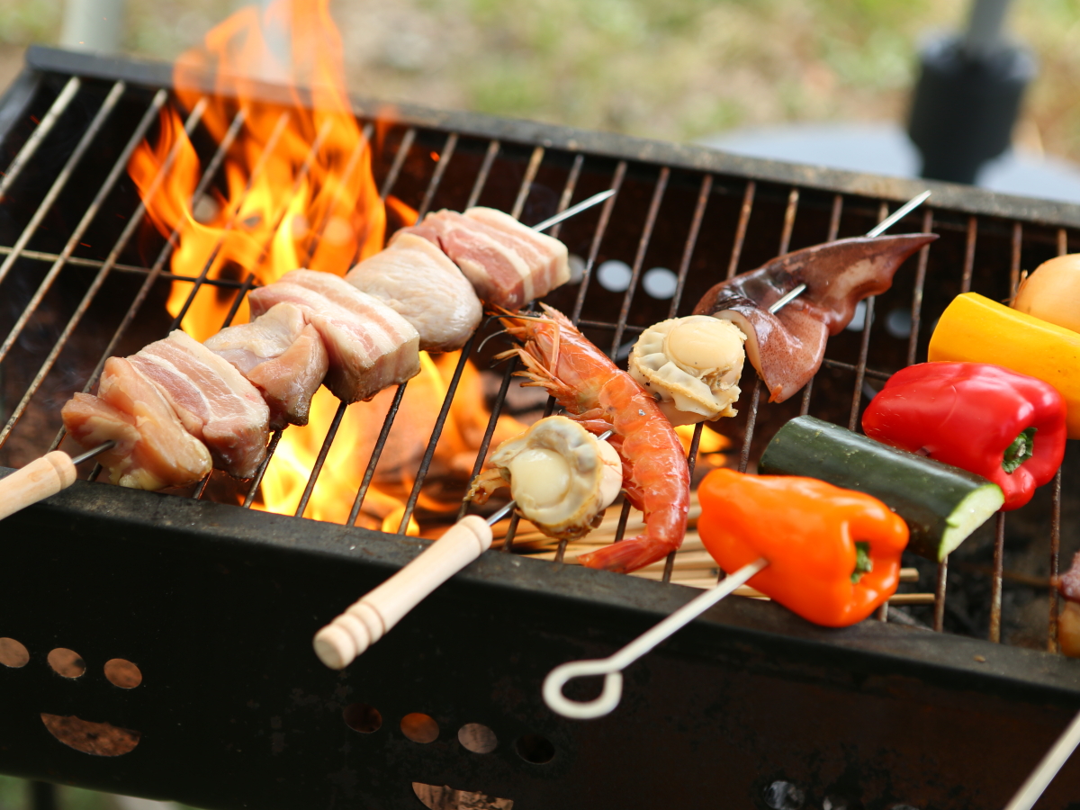 厩R̒ŐHׂBBQ͊iʁB