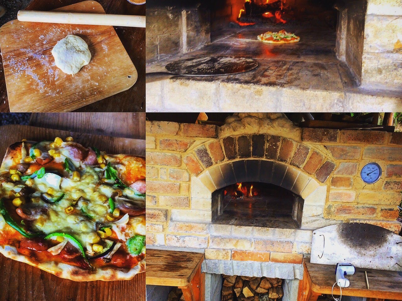 石窯ピザ作り体験