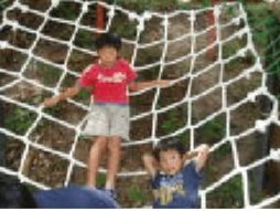 子供たちの遊び場も充実!