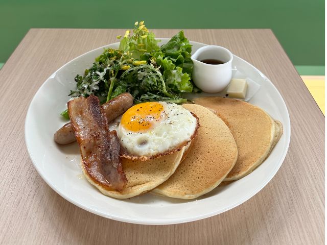 サテライト店ALMで提供しているパンケーキ。
