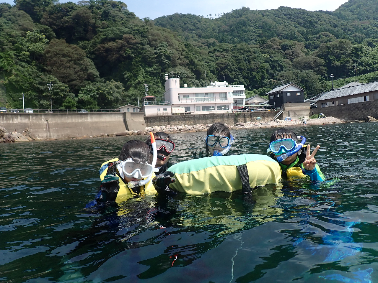 家族で遊べるシュノーケル体験(^^)/