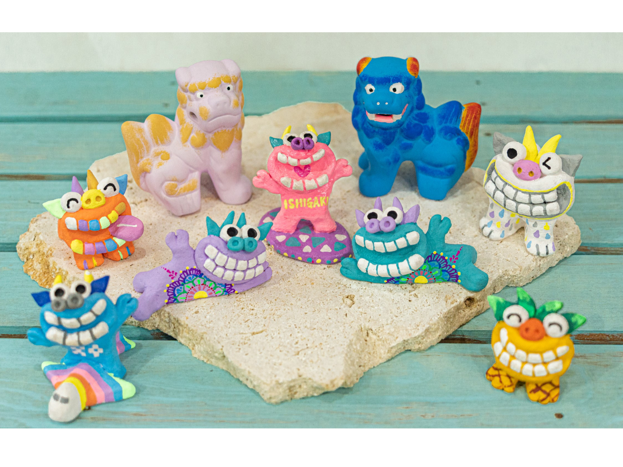 いろんなシーサーがるよ!