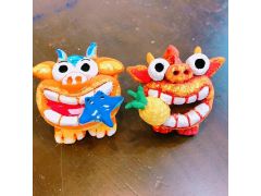 自分で作れはパイナップルやマンタをくわえてるオリジナルシーサーも!