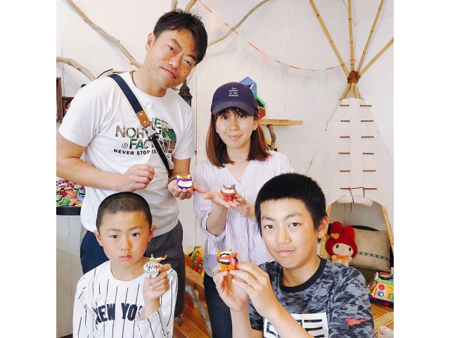 家族みんなでおうちの守り神を作ったよ!