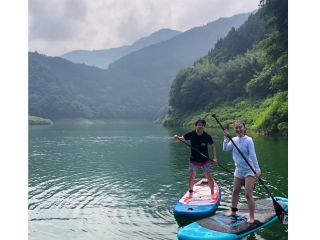 大自然を楽しみながらSUP体験を満喫出来ます。