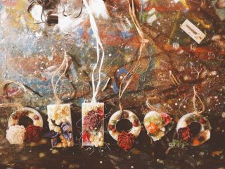 ドライフラワーサシェ