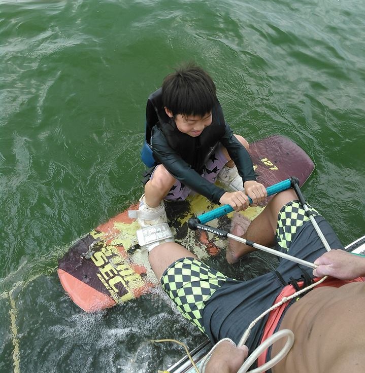 水上レクチャーです!