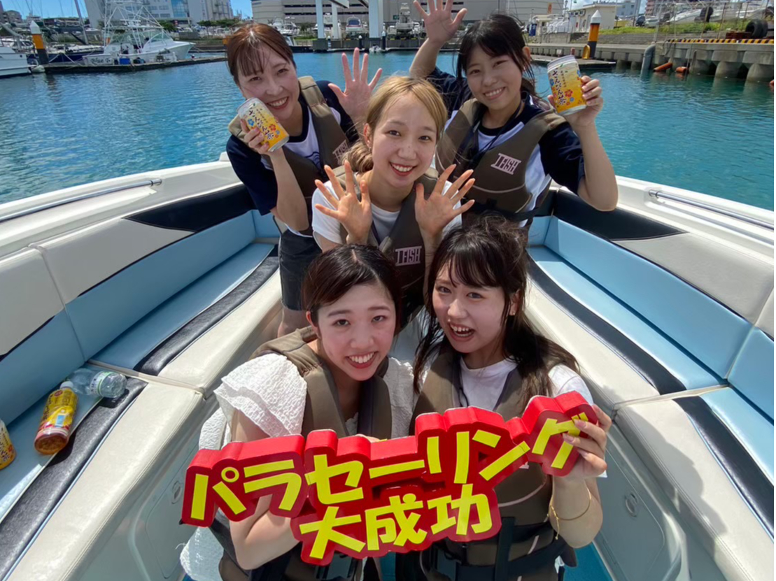 高い所が苦手でも思いきってご参加ください。目の前に広がる青い海を眼下にとても素晴らしい体験ができます。