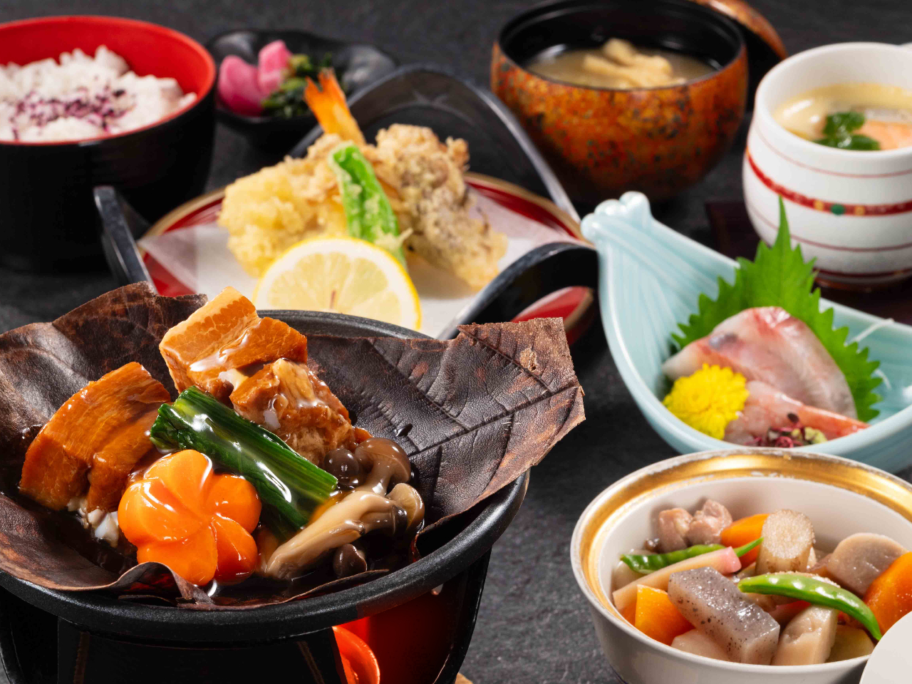 季節のおすすめランチ「晩秋の味覚御膳」2,200円(税込) 11月のランチタイムのみ販売