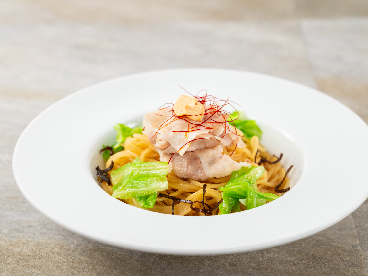 �y���Ԍ���z�p�X�^�t�F�A�@�؃o�����Ət�L���x�c�̘a���K�[���b�N�p�X�^�@1,800�~(�ō�)�@3��16���`31���܂�