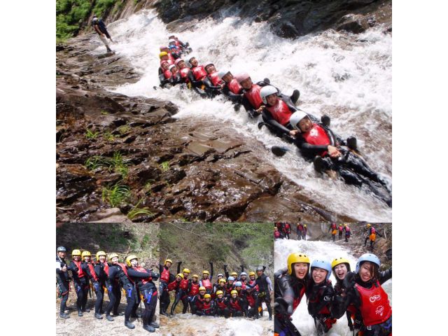 キャニオニングみなかみコースは様々なコースを体験できます♪