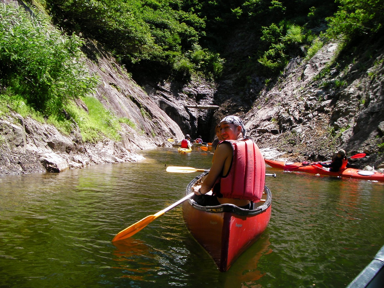 家族と自然満喫カヌー体験inみなかみ!!ペットとツアーも可能!!