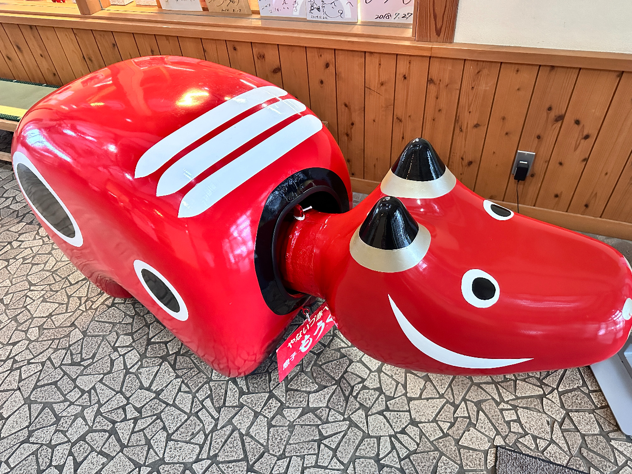 赤べこ絵付け体験×足湯♪】◇赤べこ発祥の地「柳津」での赤べこ作り