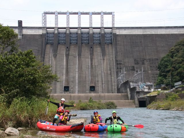 Sirius:AMツアー☆吉野川☆話題のパックラフト 半日コース