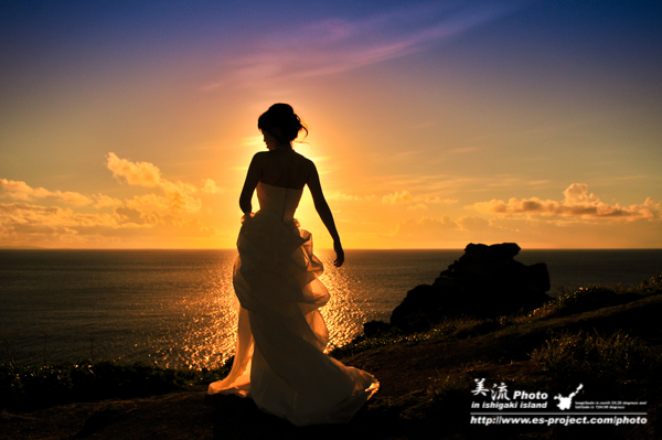 永遠に記憶にも残る夕日シルエット撮影